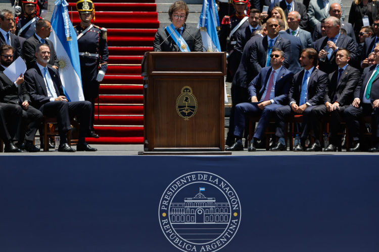 Foto de archivo del presidente de Argentina, Javier Milei. EFE/ Juan Ignacio Roncoroni