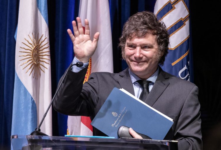 El presidente de Argentina, Javier Milei, en una fotografía de archivo. EFE/EPA/Cristóbal Herrera-Ulashkevich