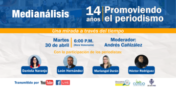 Medianálisis arriba a 14 años promoviendo el periodismo en Venezuela