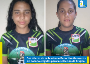 Dos atletas de la Academia Deportiva Guerreros de Boconó elegidas para la selección de Trujillo