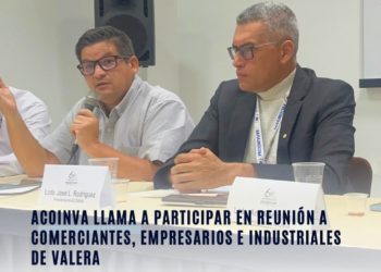 ACOINVA llama a participar en reunión a comerciantes, empresarios e industriales de Valera
