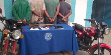 Policía de Trujillo aprehende en flagrancia 4 sujetos por robo de ganado en Carache