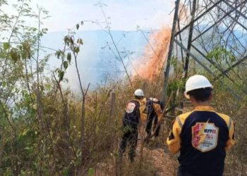 Gerente de Corpoelec-Trujillo: incendios forestales limitan transmisión de energía eléctrica al estado