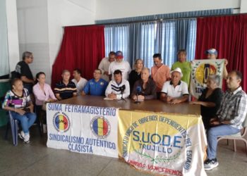 Trujillo | Unión sindical y laboral sale a la calle para exigir un salario justo y digno
