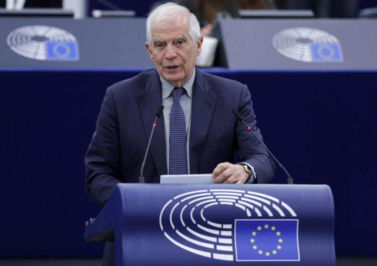 El Alto Representante de la Unión Europea para Asuntos Exteriores y Política de Seguridad, Josep Borrell, (Francia, Estrasburgo) EFE/EPA/RONALD WITTEK