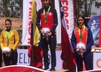 Ciclista trujillana Valeria Briceño logra medalla de bronce en Juegos Bolivarianos de la Juventud