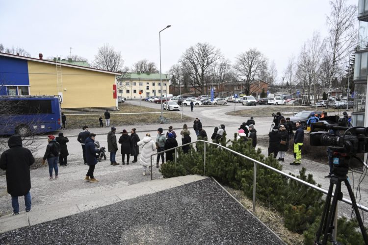El colegio de educación primaria de Vantaa donde ocurrió el tiroteo. EFE/EPA/KIMMO BRANDT
