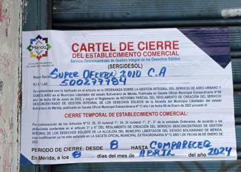 Sergidesol ordena cierre temporal de comercios en Mérida