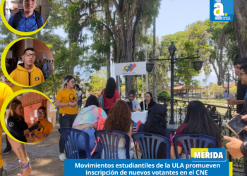 Movimientos estudiantiles de la ULA promueven inscripción de nuevos votantes en el CNE