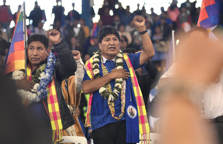 Imagen de archivo del expresidente de Bolivia, Evo Morales. EFE/Jorge Abrego