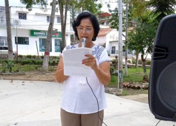 Misa de acción de gracias y ofrendas florales  el 1º de mayo en Betijoque