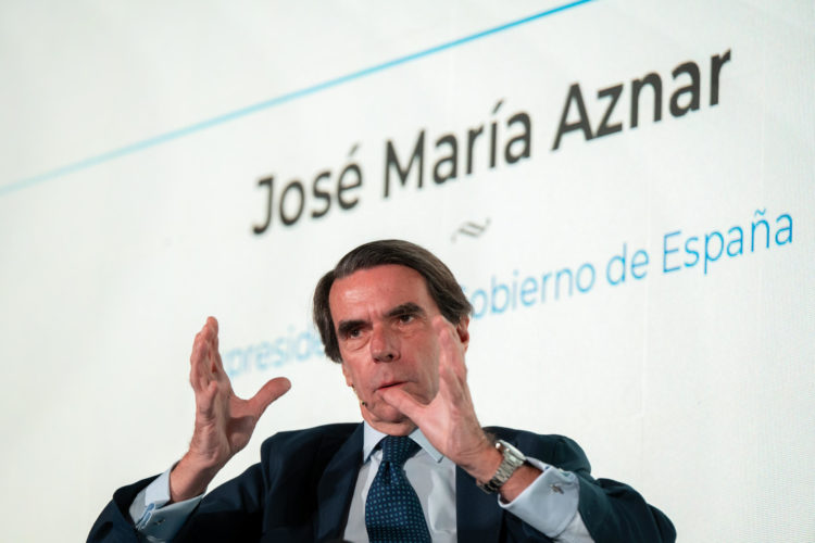 El expresidente del Gobierno español José María Aznar, en una fotografía de archivo. EFE/Fernando Villar