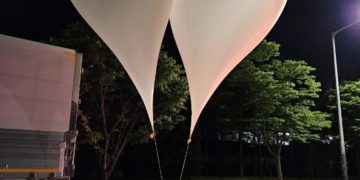 Corea del Norte envía al Sur centenares de globos rellenos de desechos