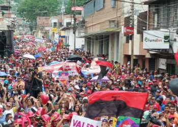 Chavismo se movilizó en Trujillo para rechazar “bloqueo imperialista”
