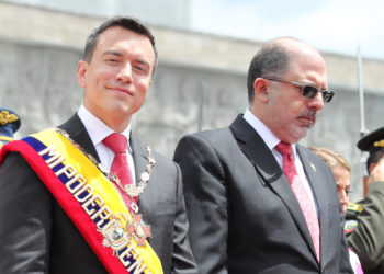 Noboa asegura que Ecuador tiene nuevo rostro con más seguridad tras seis meses de mandato