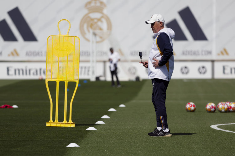 El entrenador del Real Madrid, Carlo Ancelotti.  EFE/ J.J. Guillen