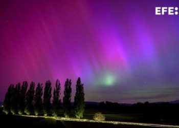 Una inusual aurora boreal puede repetirse el fin de semana en zonas de América y Europa