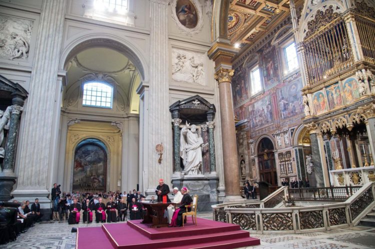 La basílica de San Juan de Letrán en Roma. EFE/Giorgio Onorati