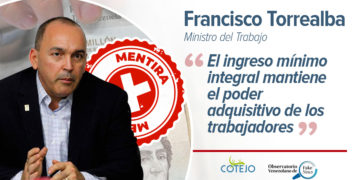 Análisis del discurso público venezolano: Es mentira que el “ingreso mínimo integral” mantiene el poder adquisitivo de los trabajadores