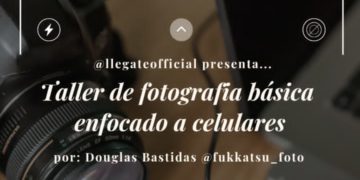 Llégate invita a taller de fotografía básica con celular en Boconó