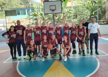 Club Cafetaleros de Boconó participan en campeonato federativo de baloncesto