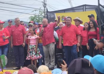 Diosdado Cabello en Trujillo: la derecha desconocerá «con violencia» la victoria de Nicolás Maduro