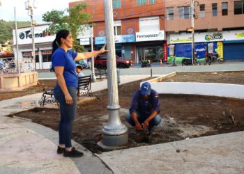 Alcaldía de Valera continúa embellecimiento de la plaza Sucre
