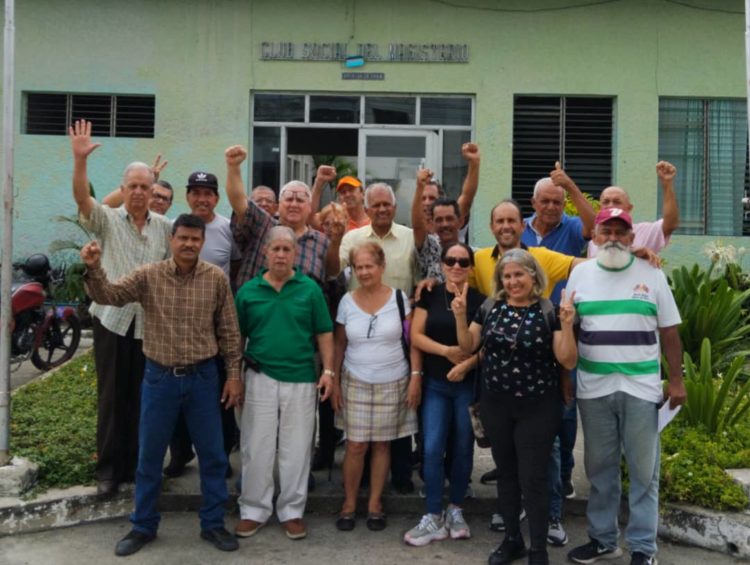 l grupo de la Asociación de Jubilados y Pensionados del estado Trujillo.