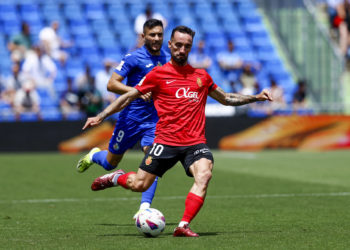 Mallorca se llevó la victoria en el Coliseum tras doblegar 1-2 al Getafe