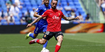 Mallorca se llevó la victoria en el Coliseum tras doblegar 1-2 al Getafe