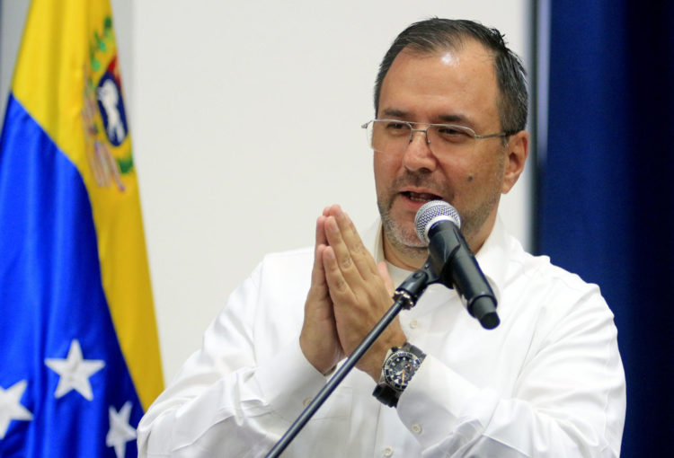 El ministro venezolano de Exteriores, Yván Gil Pinto, en una fotografía de archivo. EFE/ Mario Caicedo