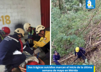Ultima semana de mayo inició con dos suicidios en la ciudad de Mérida