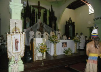 Monseñor Jorge Villasmil presidio actividades litúrgicas en Betijoque con motivo del Día de San Juan Bautista