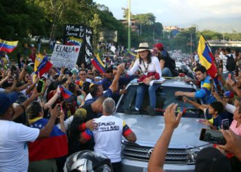 A María Corina Machado la esperaron en cada pueblo del Táchira