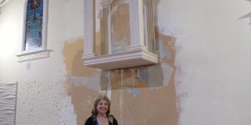 Piden apoyo para segunda fase de remodelación de la iglesia de San Isidro Labrador