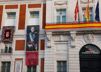 Madrid se engalana para celebrar los diez años de reinado de Felipe VI