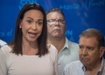 María Corina Machado denuncia la detención de otros dos colaboradores de campaña opositora