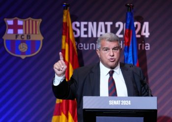 Laporta: «Hemos salvado al Barça, estamos al final de la travesía por el desierto»
