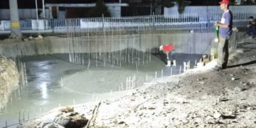 Trabajos de construcción en el parque Los Ilustres de Valera “muestran avances”