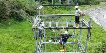 Corpoelec reparó torre eléctrica en subestación de Canaguá