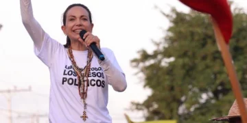 Alegría (y una amenaza de muerte) observó María Corina Machado en su visita a Guárico