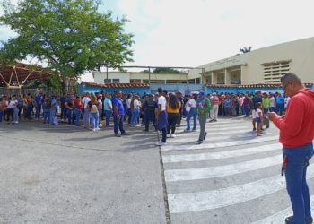 Simulacro Electoral en Valera se desarrolla con marcada participación de trabajadores públicos