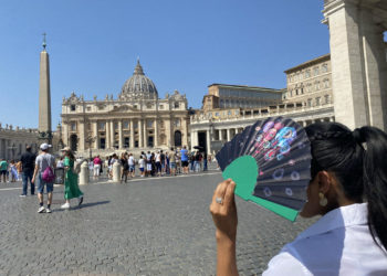 Más de 50 grados en el Coliseo y la plaza de San Pedro, con Roma en alerta roja por calor