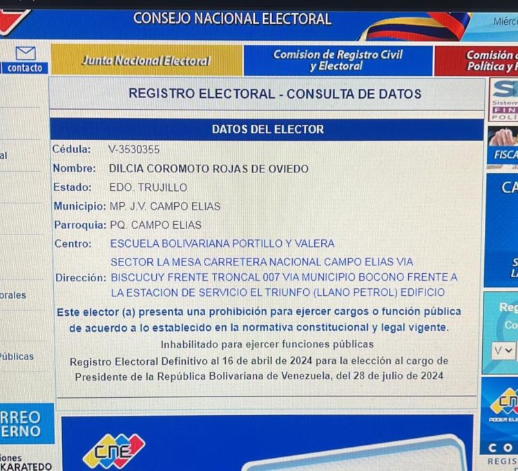 Inhabilitan a ocho alcaldes opositores en Trujillo presuntamente por respaldar al candidato Edmundo González