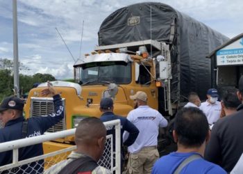 Frontera/ Transporte de carga pesada está activo en un 45%