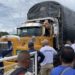 Frontera/ Transporte de carga pesada está activo en un 45%