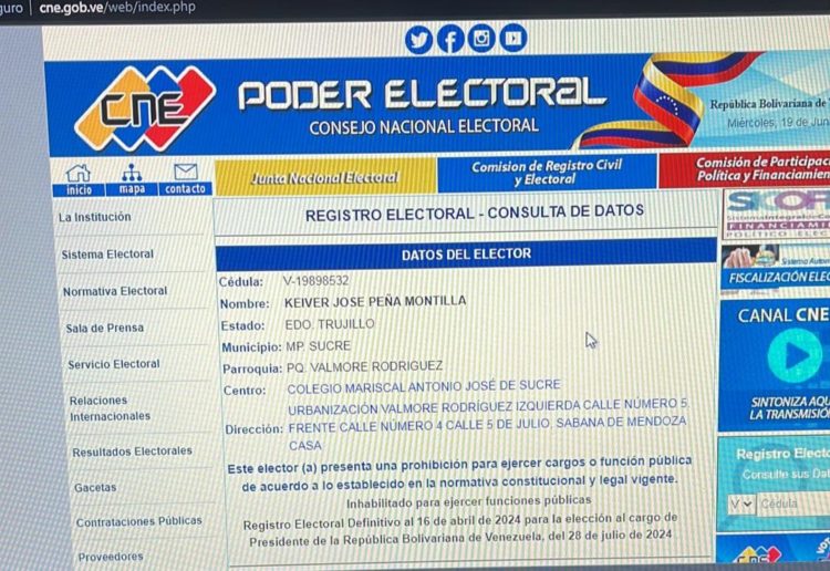 Inhabilitan a ocho alcaldes opositores en Trujillo presuntamente por respaldar al candidato Edmundo González