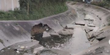 Ministerio de Aguas recomendó a la Alcaldía de Alberto Adriani retirar losas dañadas del caño Bubuqui