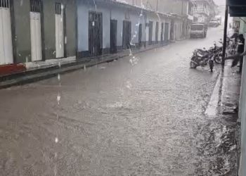 La lluvia de este sábado encendió las alarmas en Canaguá