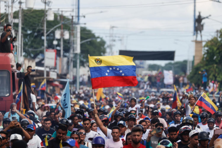 Fotografía del ambiente electoral en Venezuela. EFE/ Miguel Gutiérrez